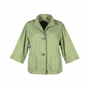 Eddie Bauer Light Green Utility Jacket EUC